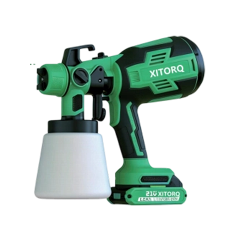 21V sladdlös litiumjonpistol (liten flygplansmodell) — högtrycksförstoftning, ingen kompressor behövs 21V sladdlös litiumjonpistol (liten flygplansmodell) — högtrycksförstoftning, ingen kompressor behövs